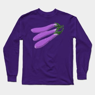 Chinese Eggplants Long Sleeve T-Shirt
